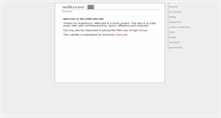 Desktop Screenshot of milkcrate.com.au